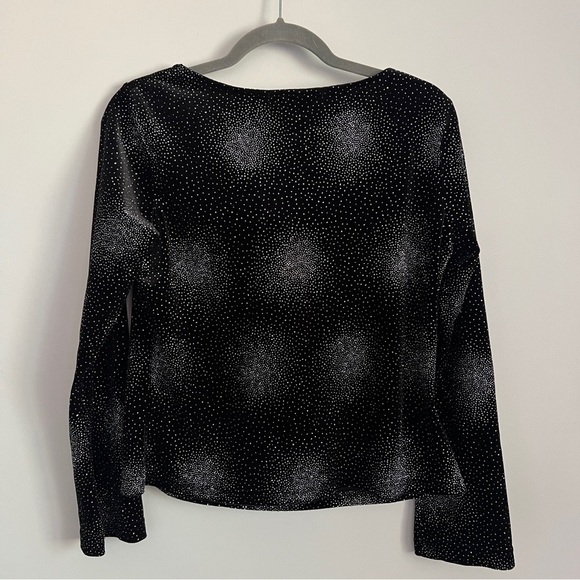 Vintage Y2K Whimsigoth Shimmer Cowl Neck Top-
Briggs  New York-Size Petite Large - Picture 6 of 7